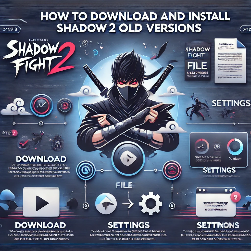 How to downlaod and install shadow fight 2 apk older version